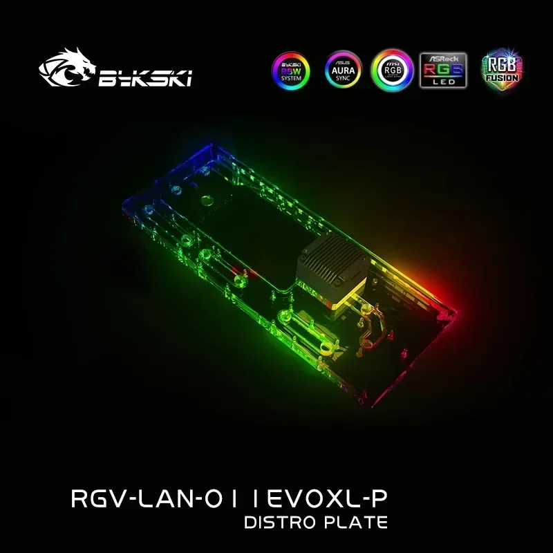 Distro Plate Ddc Pump Combo - Bykski Acryl-Distro-Platte/Platine für LIAN LI O11D