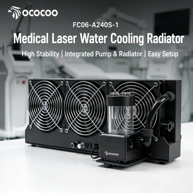 External Radiator Water Cooling Kit - OCOCOO 360mm Externer Radiator Wasserkühlung-Kit für