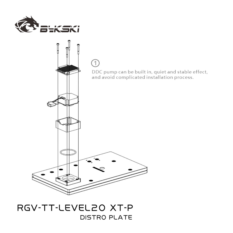 Bykski RGV-TT-LEVEL 20XT-P Acr – Distro Plate Ddc Pump Combo Bewertung und Preis