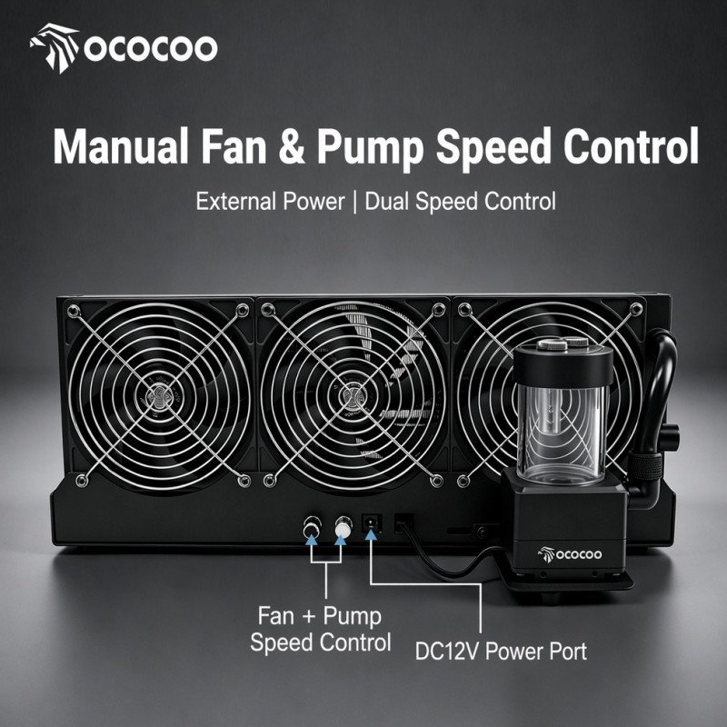 OCOCOO 360mm Externer Radiator – External Radiator Water Cooling Kit Bewertung und Preis